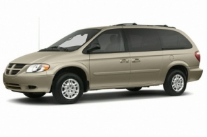 Коврики EVA Dodge Caravan IV (2001-2007) 2 и 3 ряд убираются в пол*