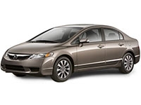 Коврики EVA 3D с бортами Honda Civic VIII (седан) 2005-2011