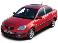 Коврики EVA 3D с бортами Kia Rio II 2005-2011 (хэчбек)