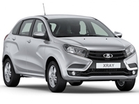 Коврики EVA 3D с бортами Lada X-Ray 2015-н.в.