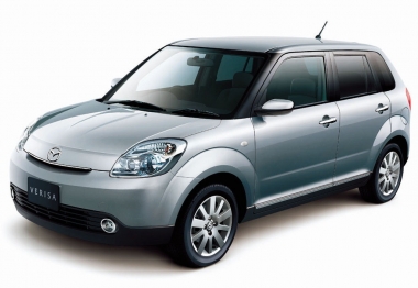 EVA коврики в багажник Mazda Verisa 2004-н.в. (правый руль)