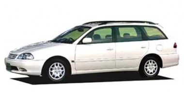 EVA коврики в багажник Toyota Caldina II (правый руль) 1997-2002