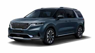 Коврики EVA 3D с бортами Kia Carnival IV 2020-н.в. (7 мест, 3 ряда)*