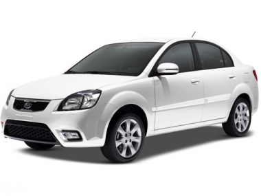 EVA коврики в багажник Kia Rio II 2005-2011 (седан)