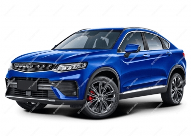 Коврики EVA 3D с бортами Geely Tugella 2020-н.в.
